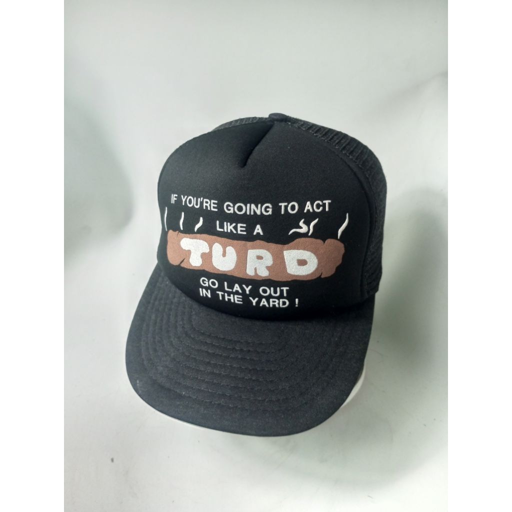 Topi Vintage Parodi Turd Trucker Foam Hat by San Sun Jaring