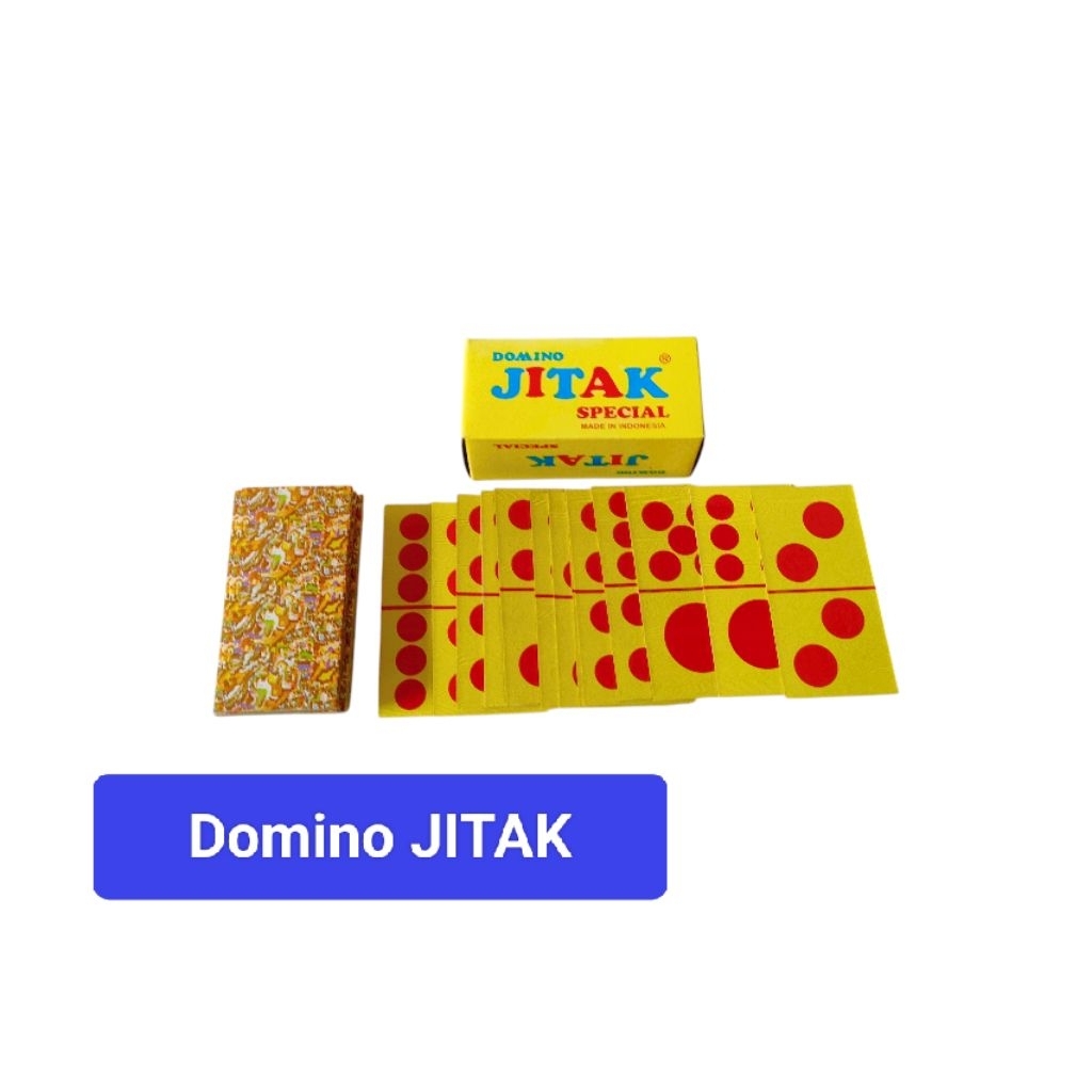 MAINAN KARTU DOMINO MEREK JITAK / KARTU GAPLEK