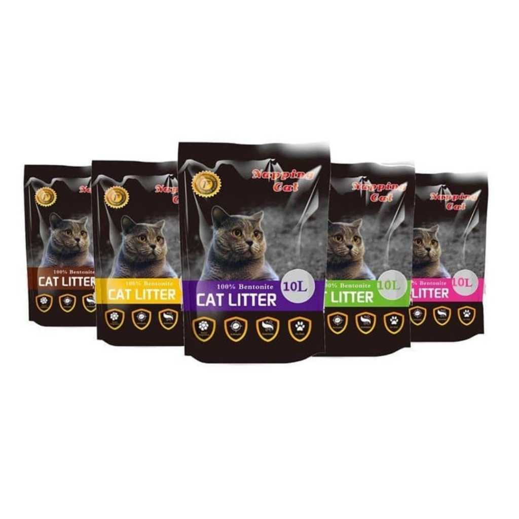 Pasir Kucing Napping Cat Litter bentonite 10Litter