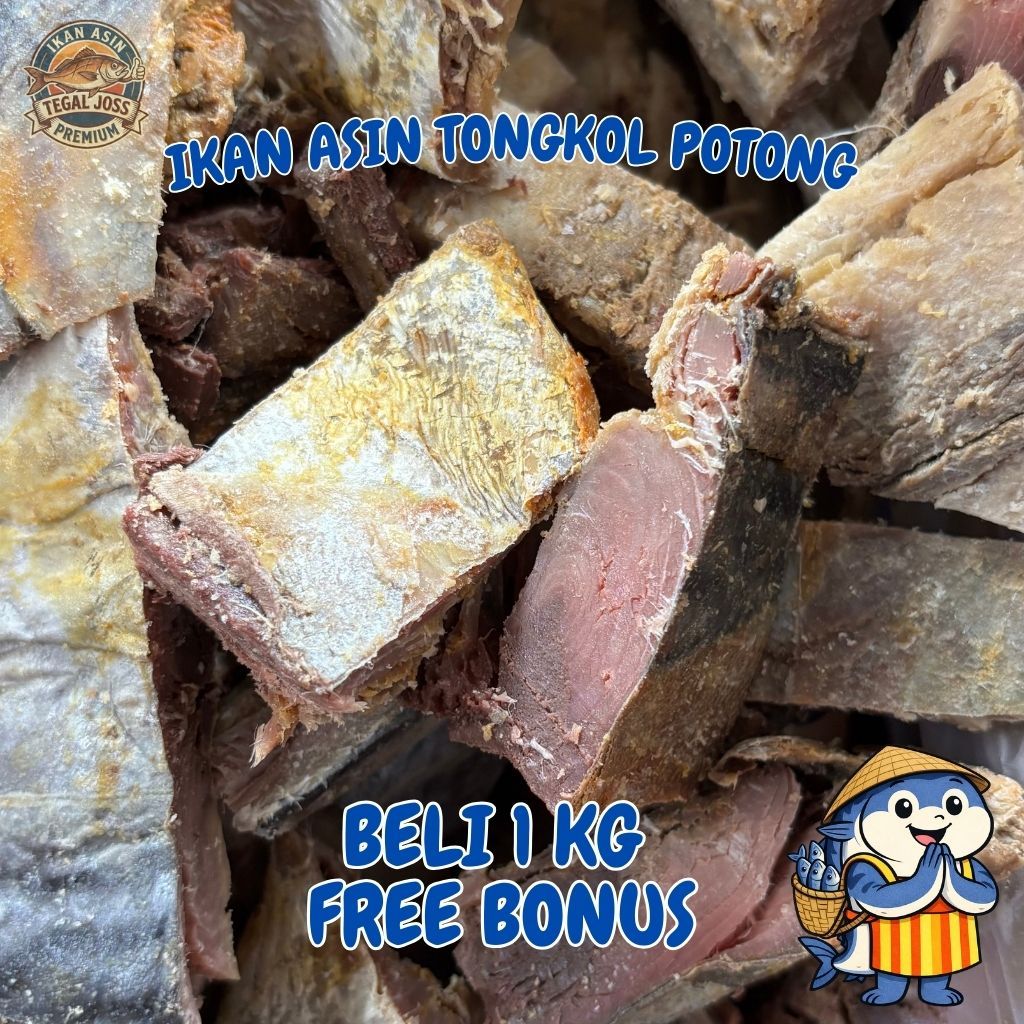 Ikan Asin Tongkol Potong 500 Gram