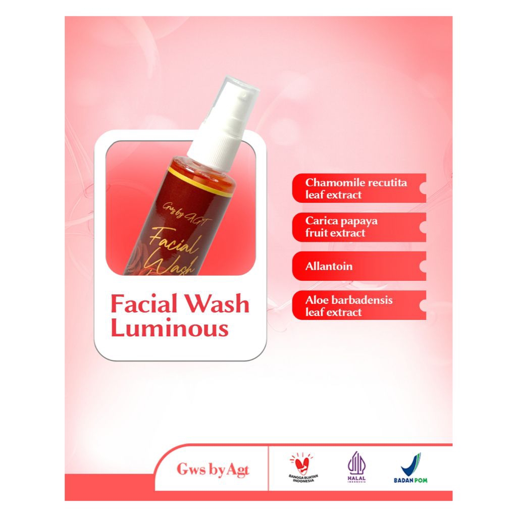 Variasi : krim malam luminos, toner luminos, facial wash luminos, sunscreen luminos