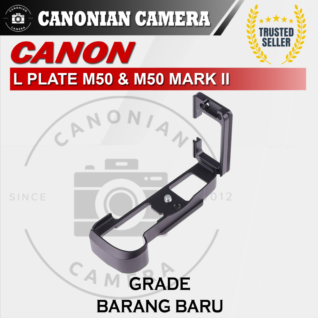 L Plate Canon M50 & M50 Mark II Quick Release Metal Plate