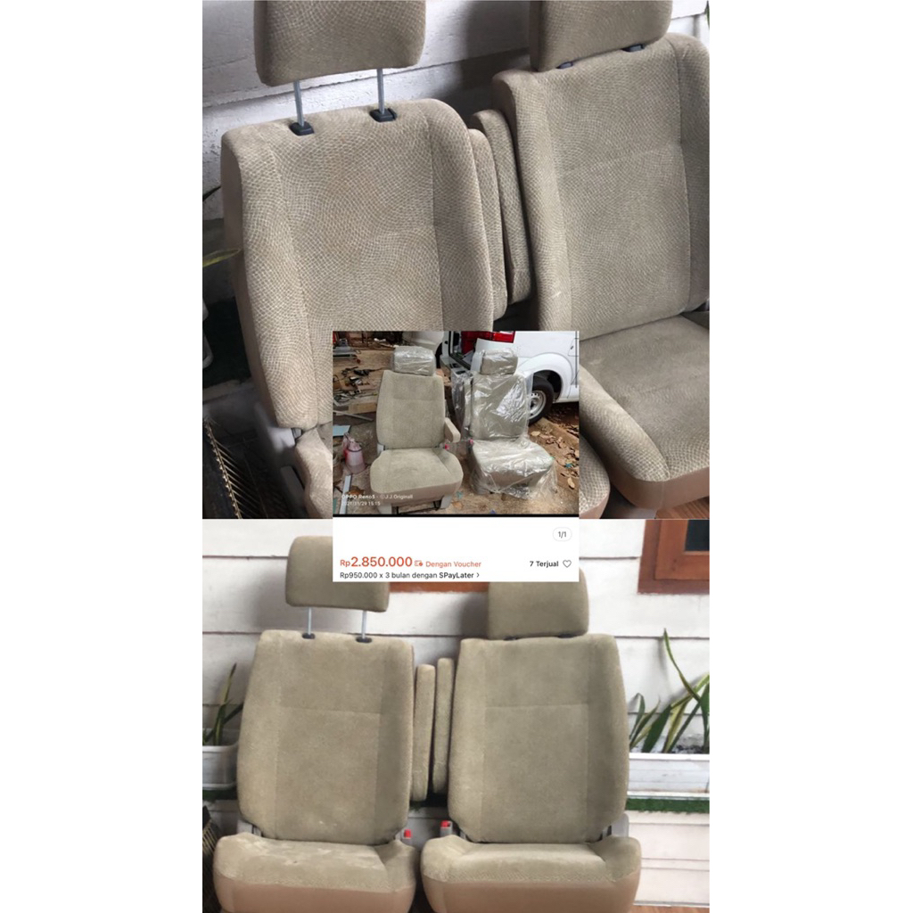 Jok Captain Seat (Set Kanan - Kiri)