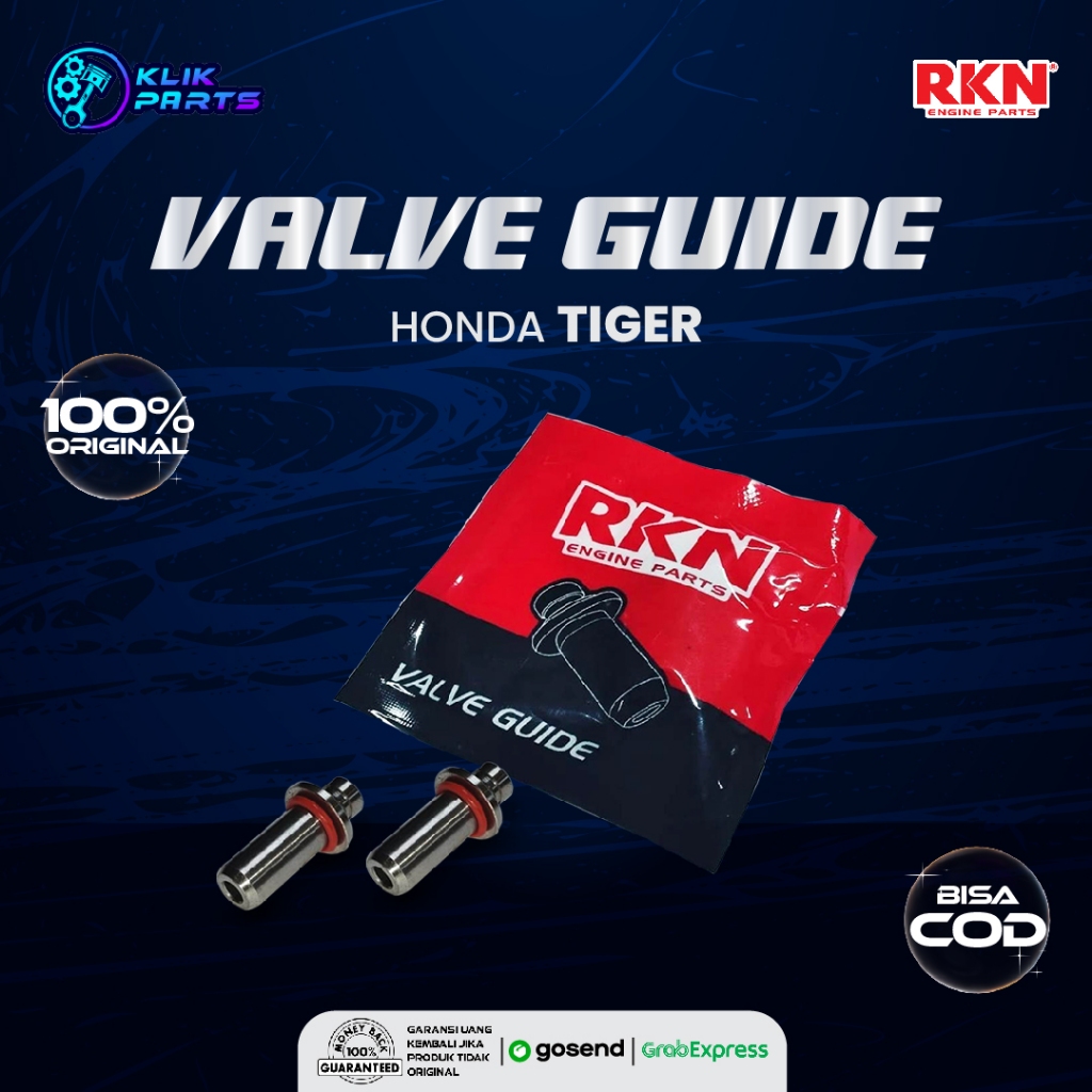 RKN Valve Guide / Bosh Klep Motor Honda Tiger (KBB) Original 100%