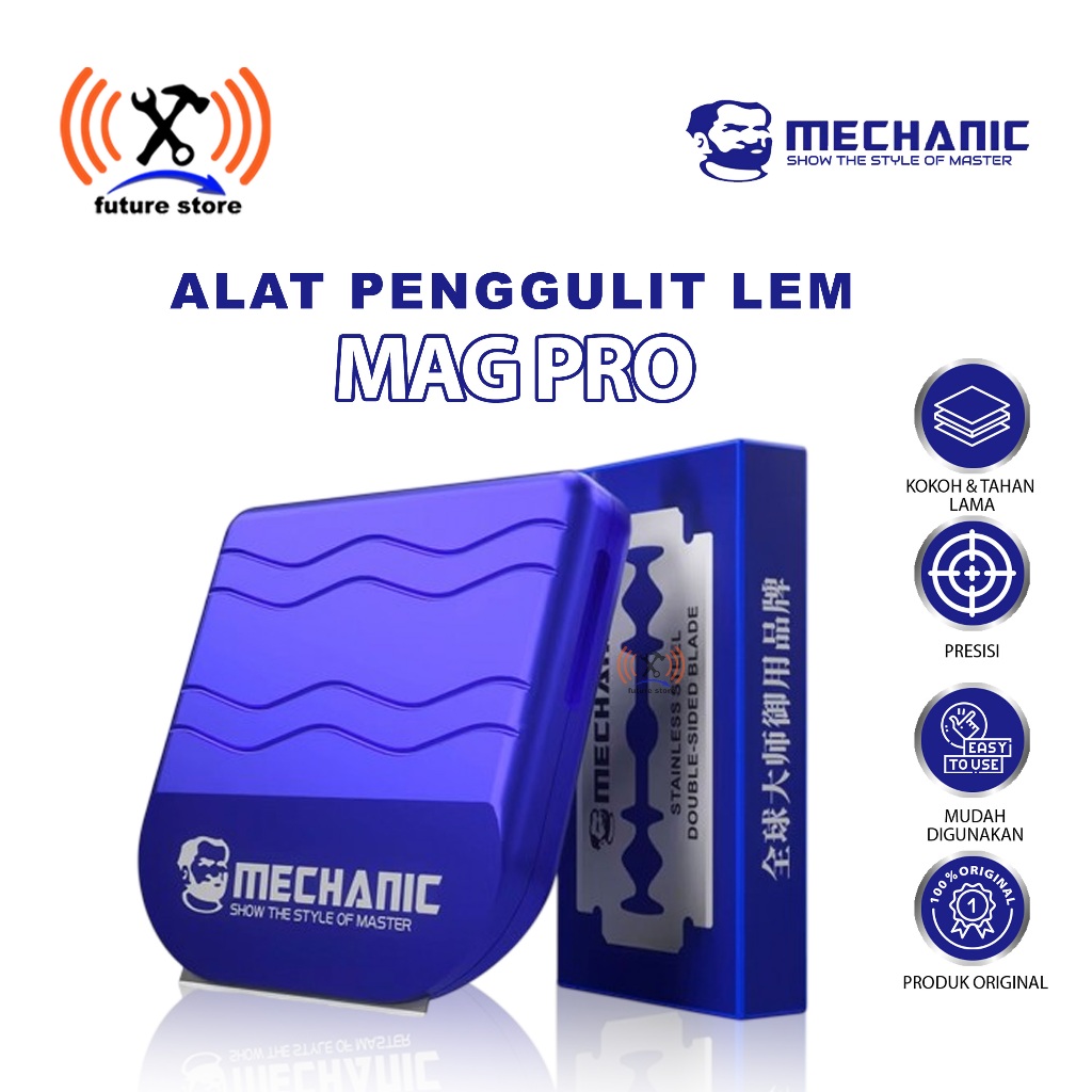 MECHANIC MAG PRO ALAT PENGGULIT LEM LCD ALL METAL ORIGINAL - MAGNETIC KNIFE CLAMP MECHANIC MAG PRO A