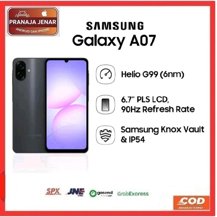 SAMSUNG GALAXY A07 8/256GB SECOND FULLSET GARANSI