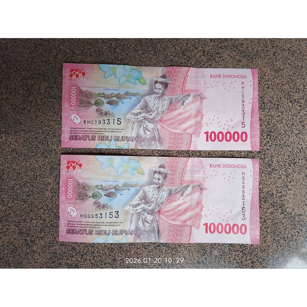 koleksi Uang bibit ganjil genap.