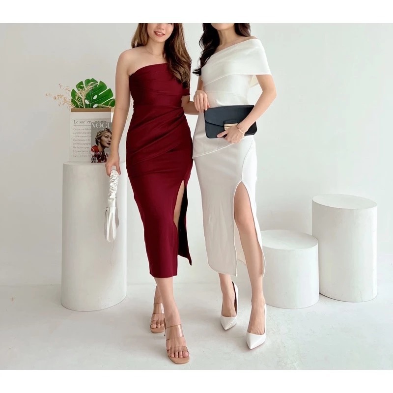 beststore_id96 - Dress Mirana Formal Off Shoulder / Dress Scuba /
