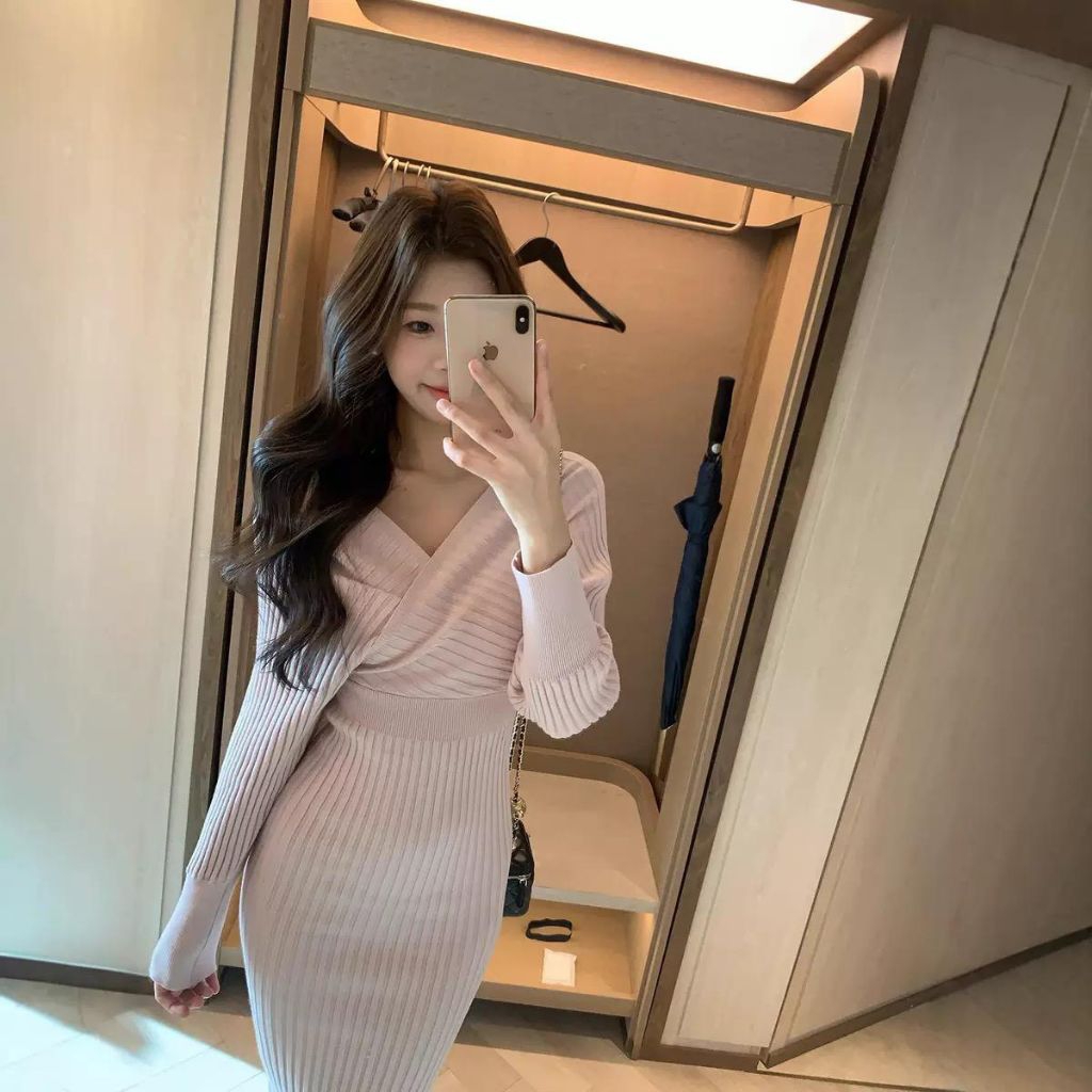 long sleeve brown knit dress Ingrid & Isabel Button Front Sweater Maternity Dress - Taupe main image 0