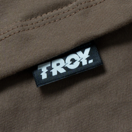 Troy Company Tshirt Maple Brown Verba Viva - Kaos Lengan Pendek Kaos Coklat Maple MTD 3196