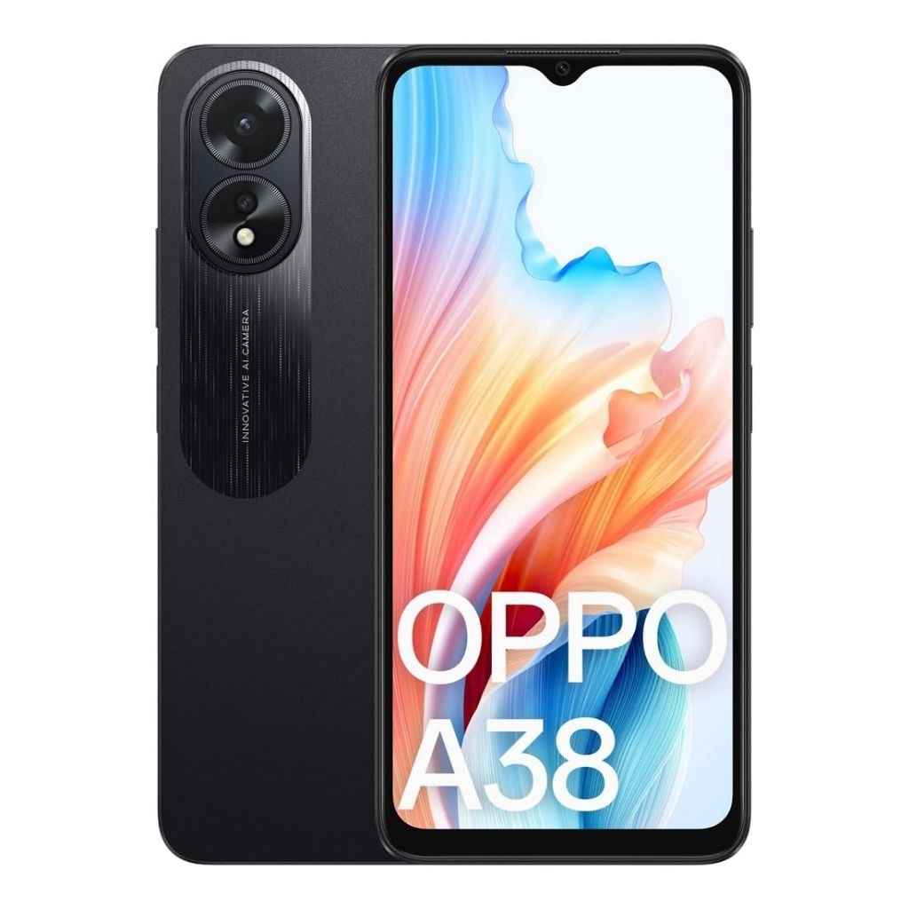 HP OPPO A38RAM 4GB ROM 128GB - Baterai 5000mAh, Layar 6.56 Inci, Dual Kamera