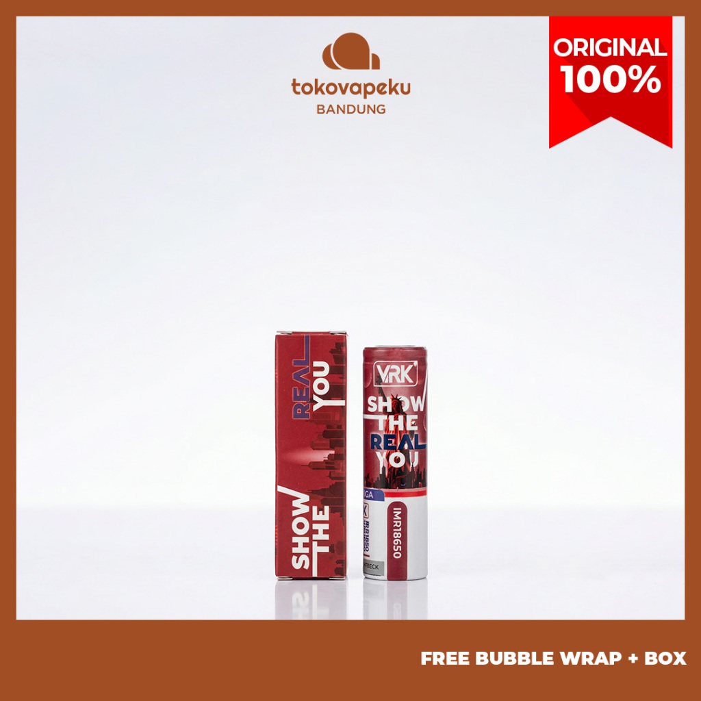 VRK 2500MAH BATTERY VRK 18650 BATERAI 35A ORIGINAL by VRK