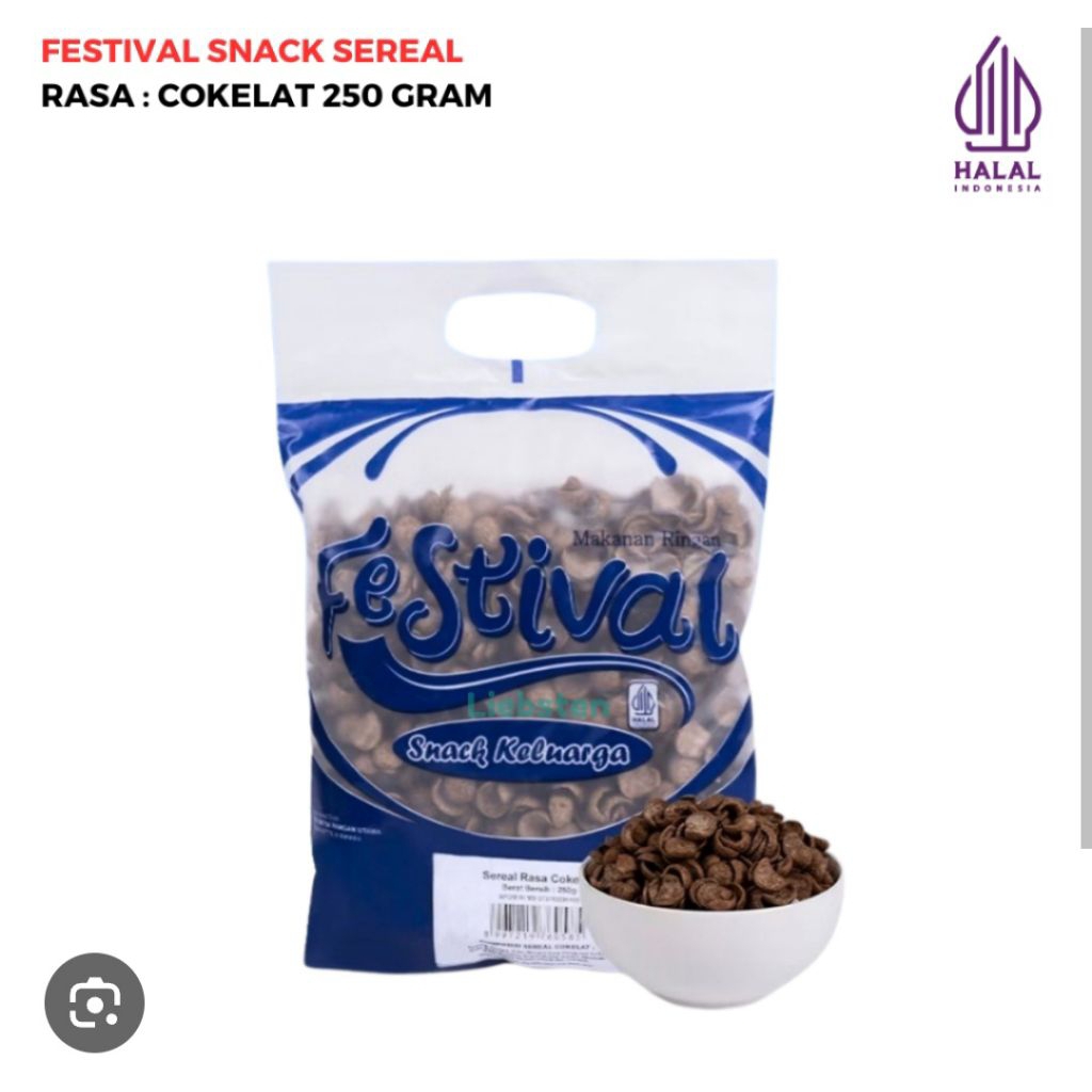 Festival makanan kering, sereal rasa cokelat 250g