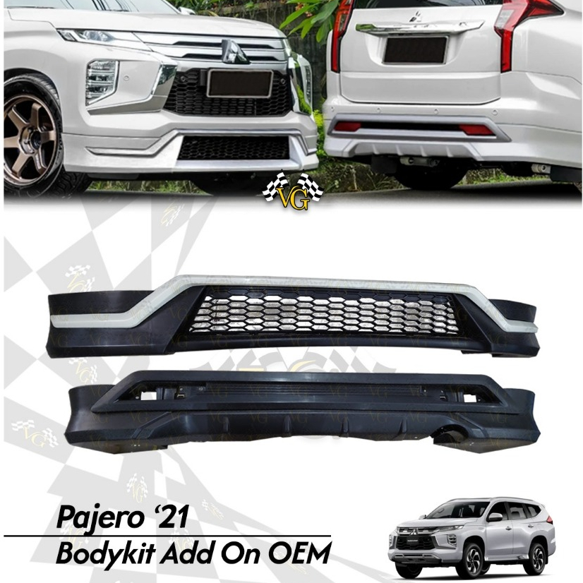 Bodykit Pajero 2021 - 2025 Oem Upgrade Facelift Bodykit Facelift Pajero Oem Import Quality