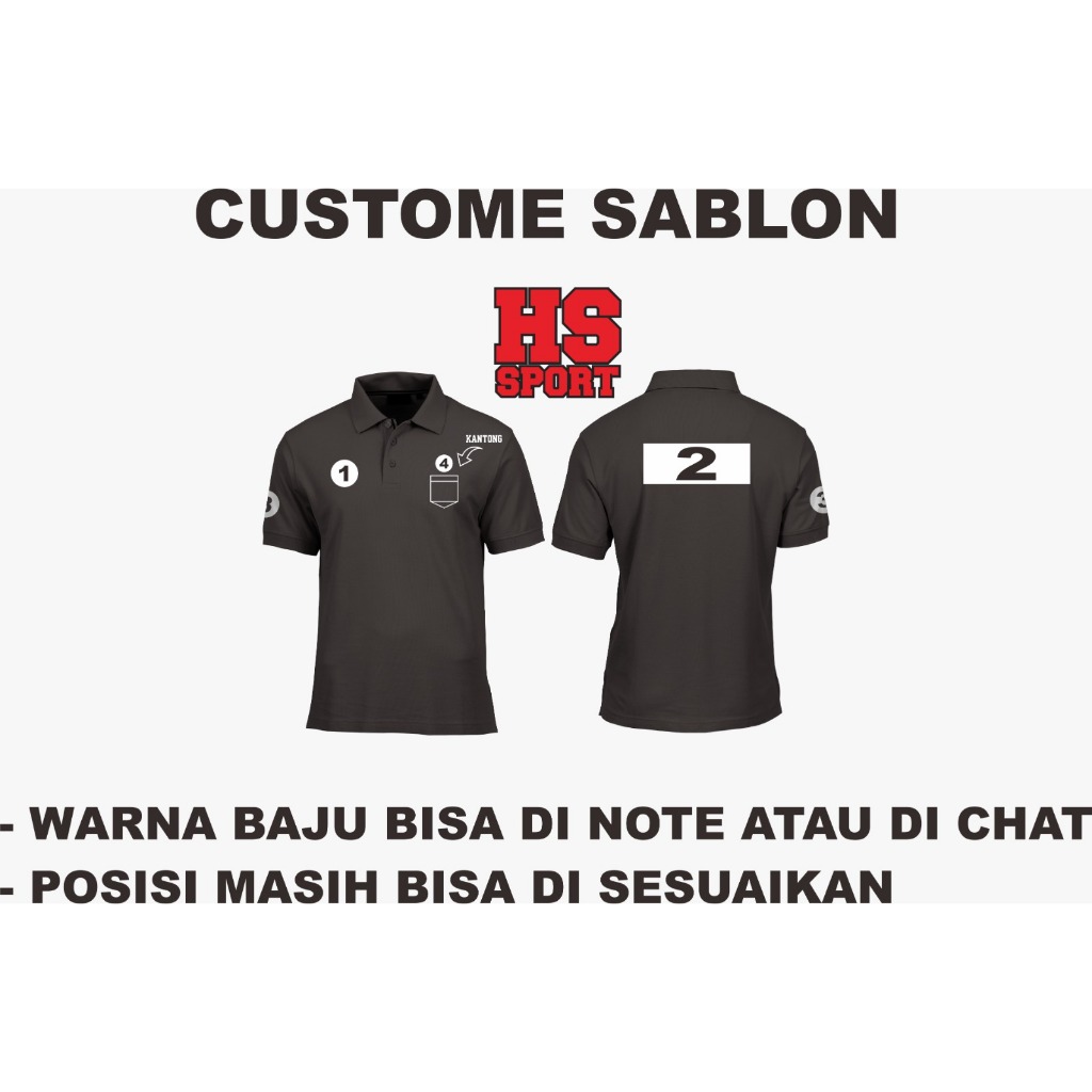 CUSTOM polo BORDIR  BAJU KERAH KANTONG perusahaan - CUSTOM KAOS POLO KANTONG  PERUSAHAAN - CUSTOM BA