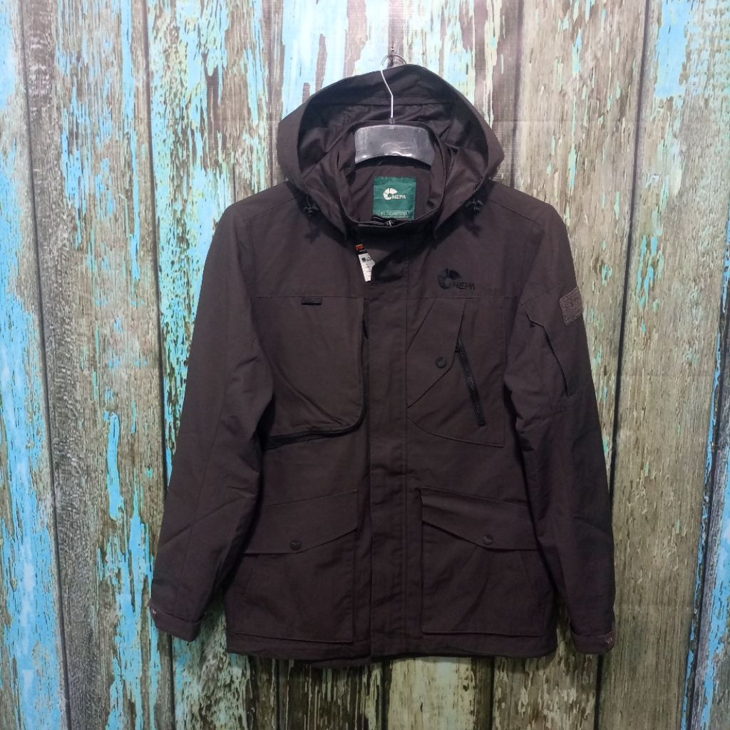 Jaket NEPA waterproof outdoor brand jacket size M  (P 75cm L 54cm)