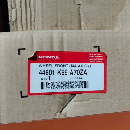 44601K59A70ZA Velg Depan Honda Vario 150 eSP K59J Ring 14 44601-K59-A70ZA