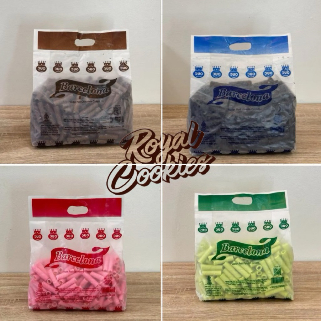 TWISTER Kemasan 500gram BARCELONA Twister wafer stik roll aneka rasa untuk lebaran camilan snack kil