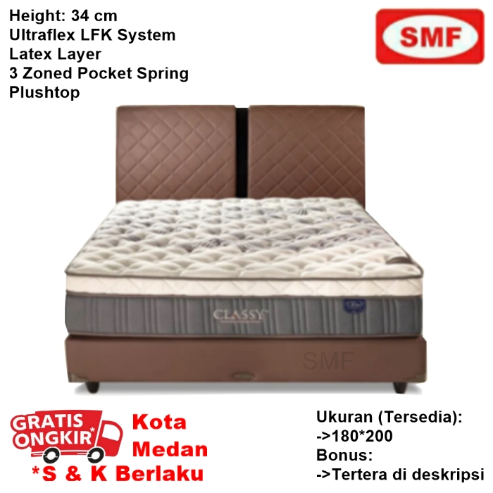 MATRAS CLASSY - ELITE SPRINGBED - (MATRAS SAJA) - 180 x 200