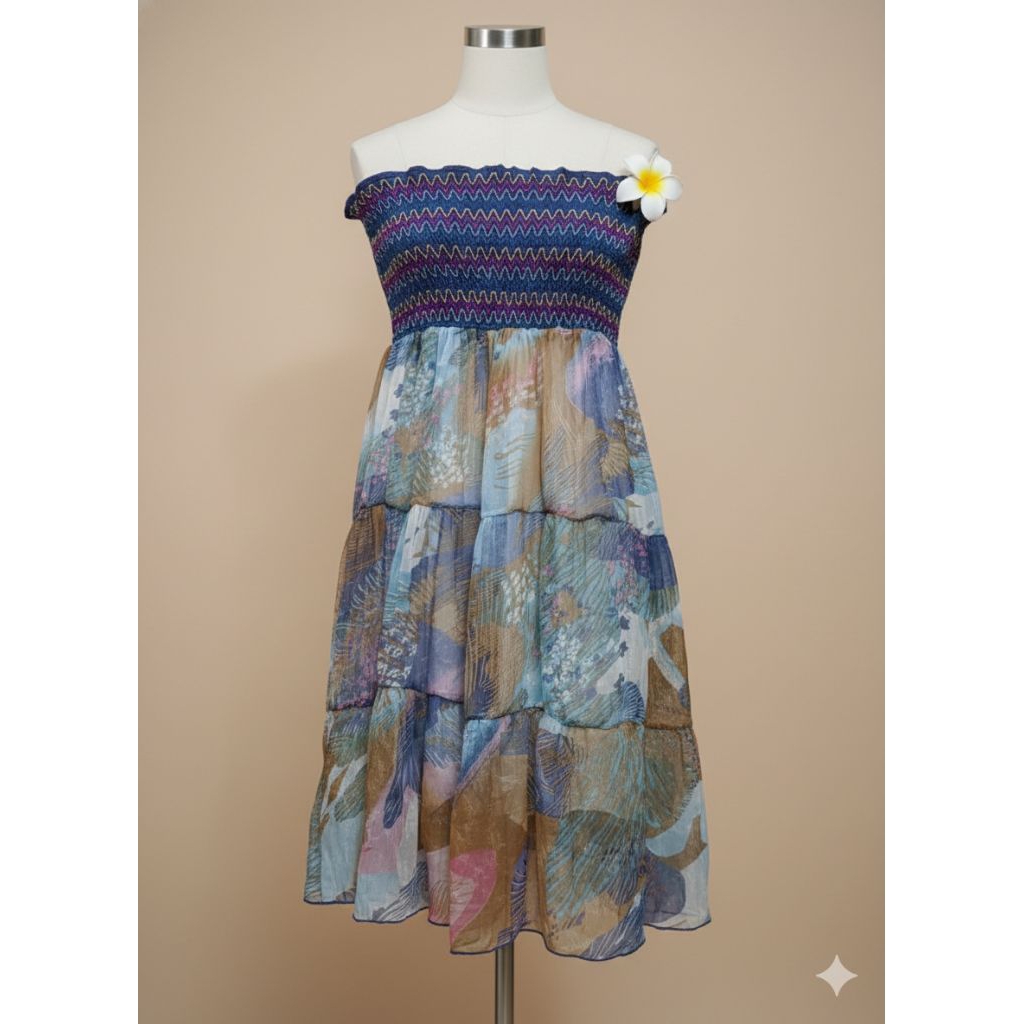 mini dress kemben pantai