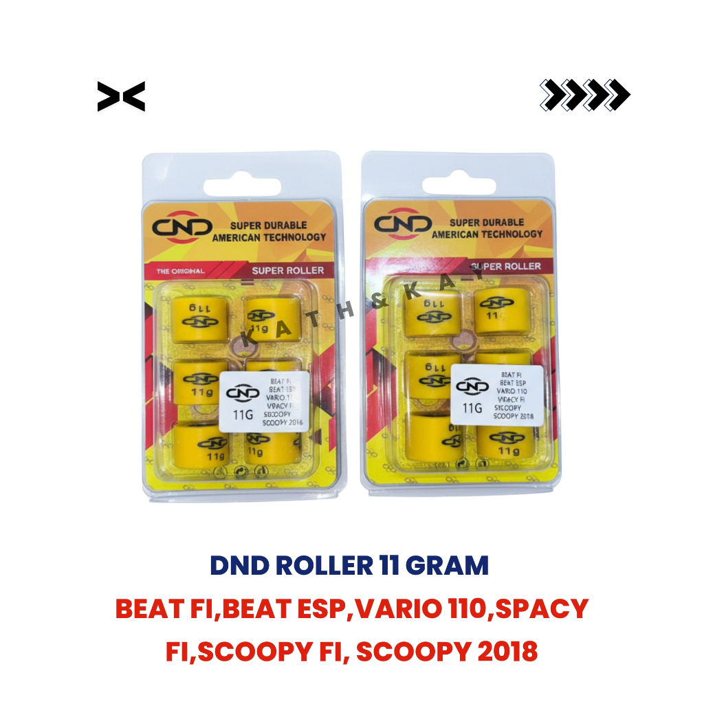 Roller 11G DND Beat FI Beat ESP, Vario 110, Spacy FI, Scoopy FI, Scoopy 2018