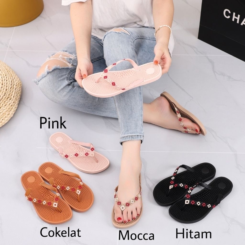 Sandal Jepit kesehatan Jelly Wanita Balance