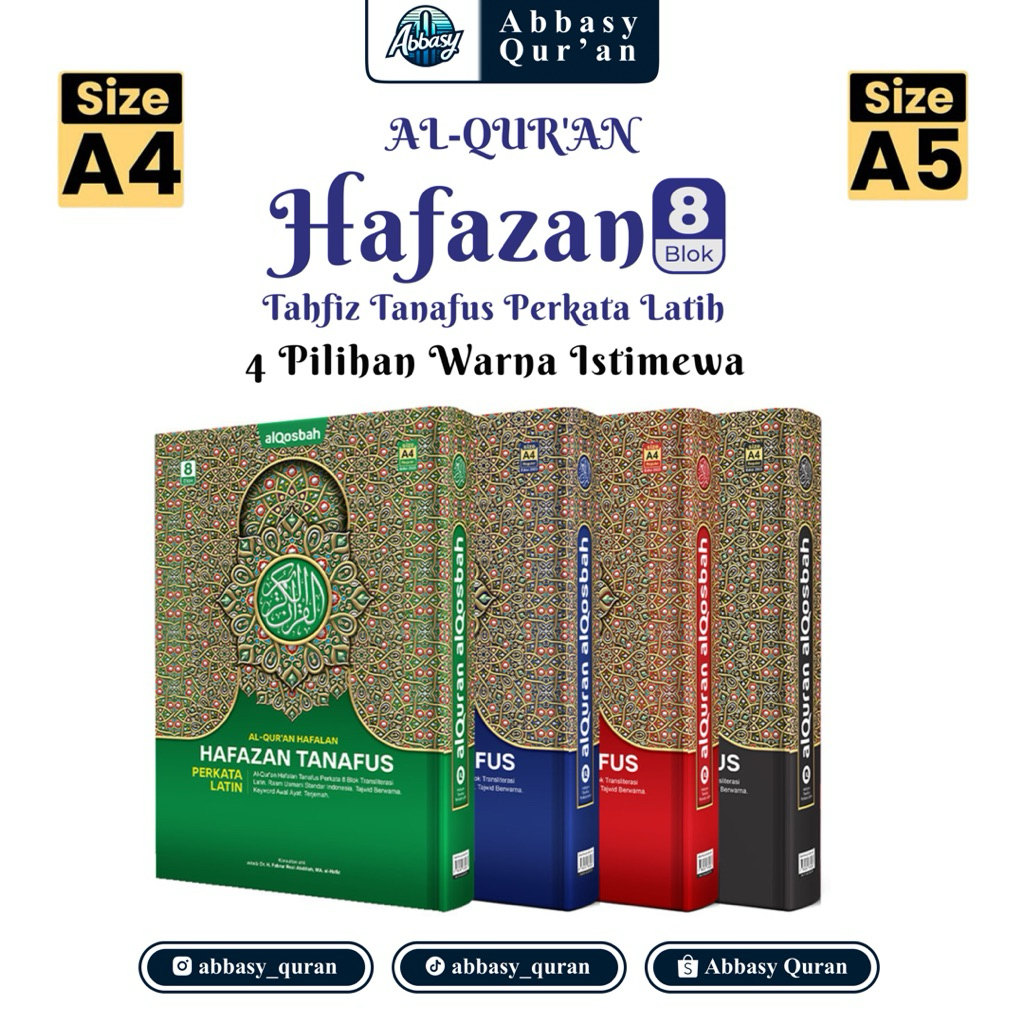 Alquran Hafazan Tahfiz Tanafus Perkata Latin
