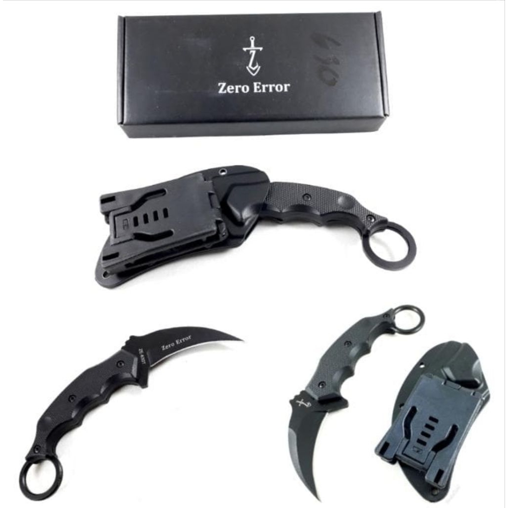 Krambit Zerro Error Original / Pisau Karambit Tactical | Kualitas Solid