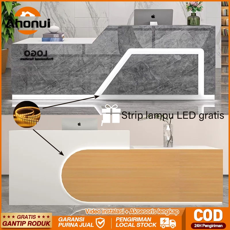 120-200cm Meja Kasir Meja Bar Salon Kecantikan Meja Counter Resepsionis Meja Resepsionis Meja Front 