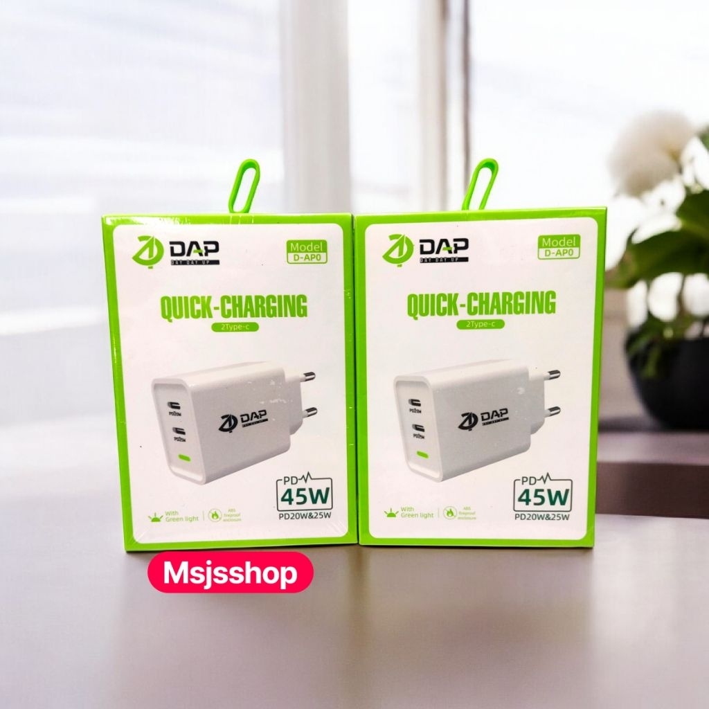 ORIGINAL BATOK DAP D-AP0 2PORT TYPE C KEPALA CASAN DAP 2PORT TYPE C D-AP0 PD45W