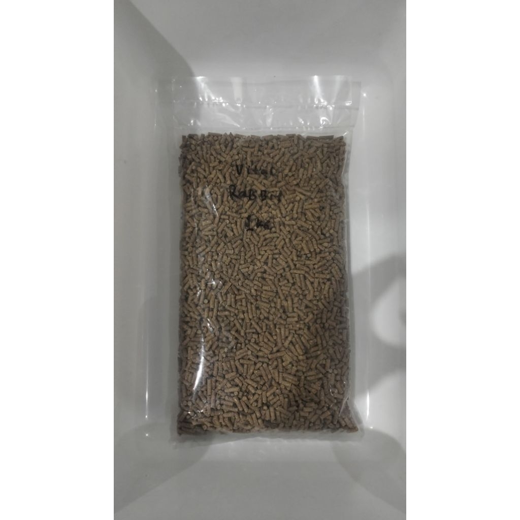 Vital Rabbit/Pur Kelinci 1kg Makanan Komplit Bervitamin Kelinci