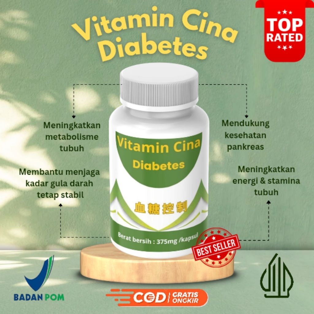 Vitamin Herbal cina untuk mengatasi Diabetes