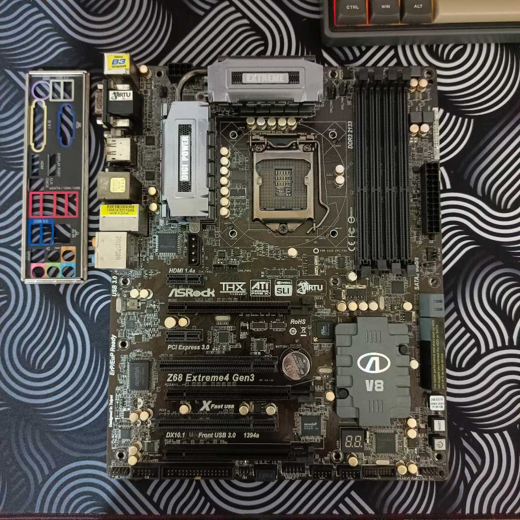 MOTHERBOARD INTEL CHIPSET Z68 SUPPORT I7 3770K LGA 1155