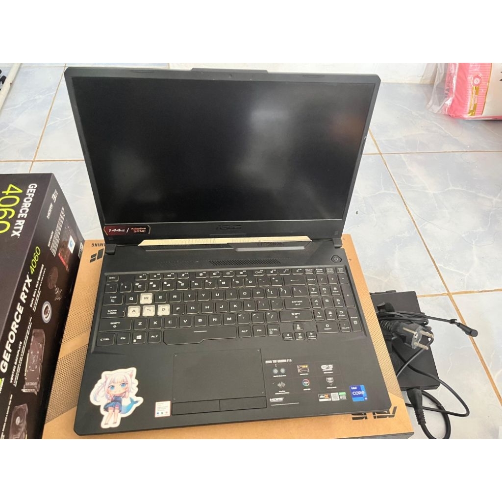 ASUS TUF F15 FX506HM i9 11900H RAM 32GB, 1.5 TB ssd RTX3060 6GB W11+OHS 240Hz