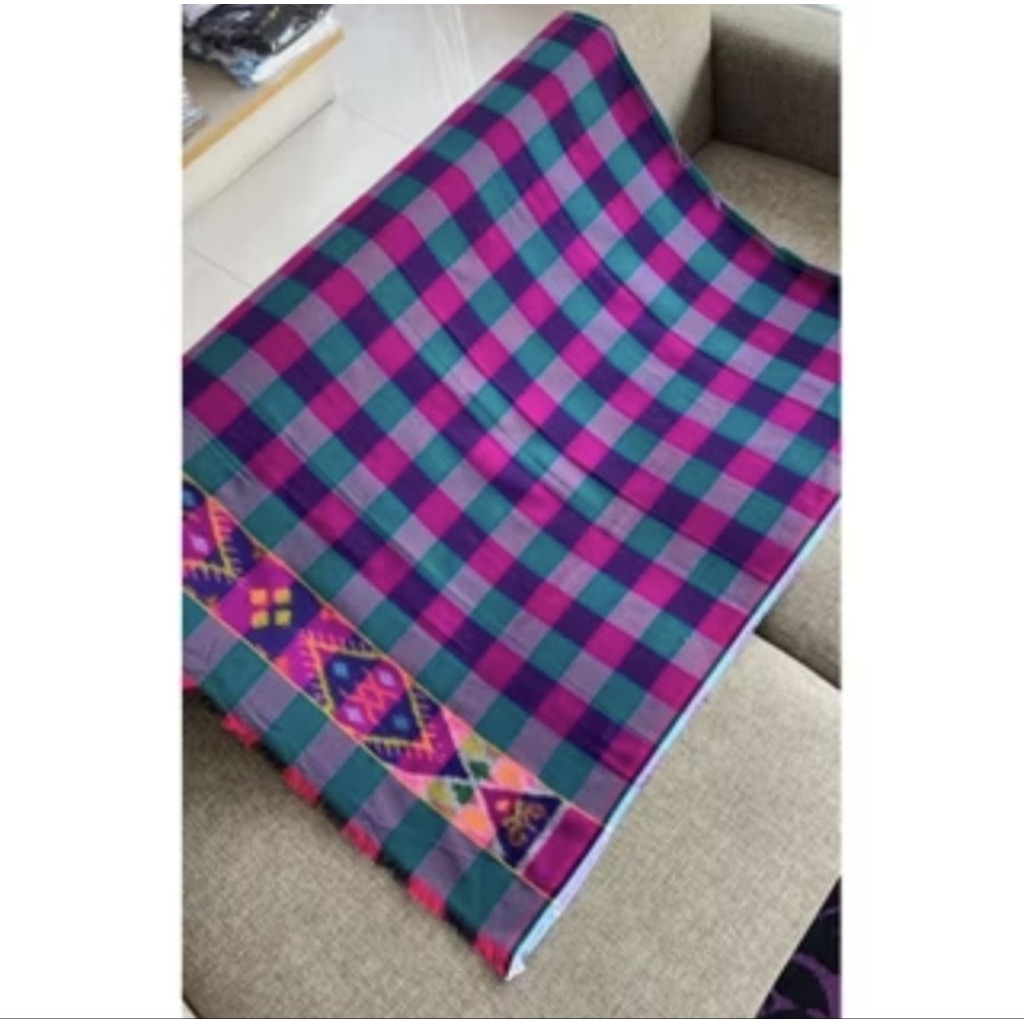 Diskon Murah  Kamen Endek Bali Kotak Dobol