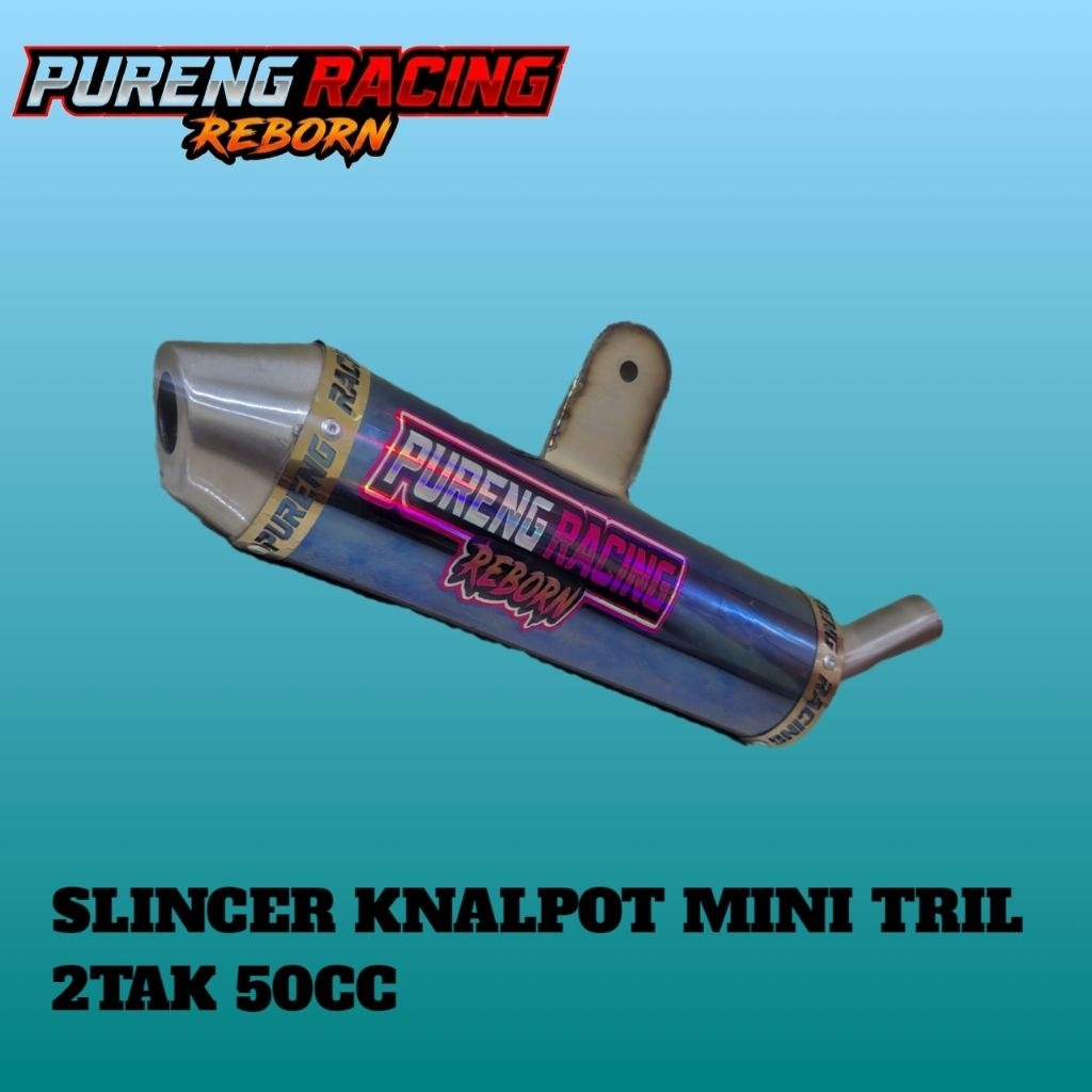 slincer knalpot mini tril 2tak 50cc