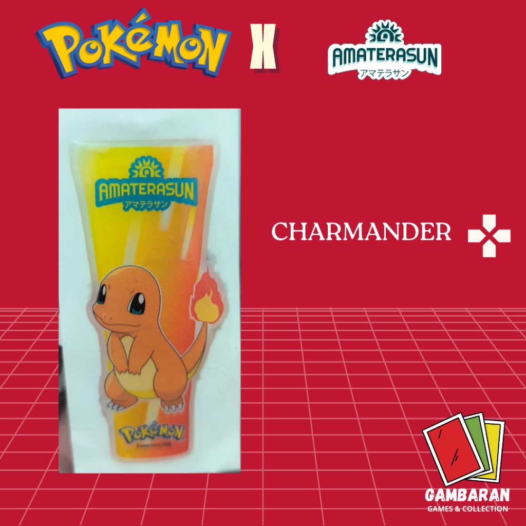 Charmander Stiker Pokemon Amaterasun Promo Koleksi Limited