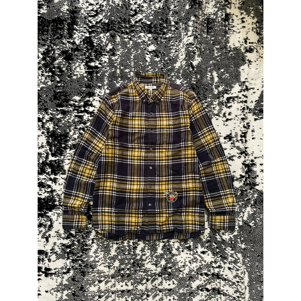 Global work Button Down Flannel shirt Size L