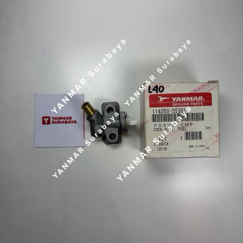 Fuel cock assy Yanmar L40 L60 L90 L100 114250-55301 Original