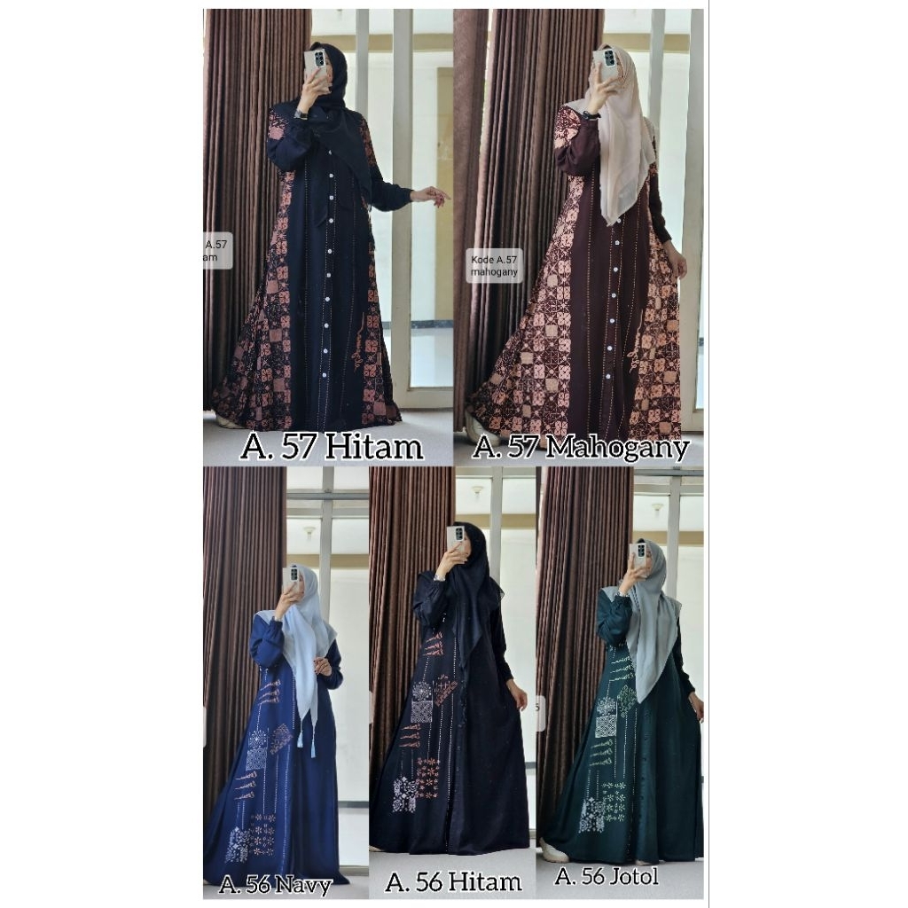 DRESS ELZEIMA GAMIS TWILL  twill Klok A elzeima terbaru gamisdewasa bajumuslim bajucewek