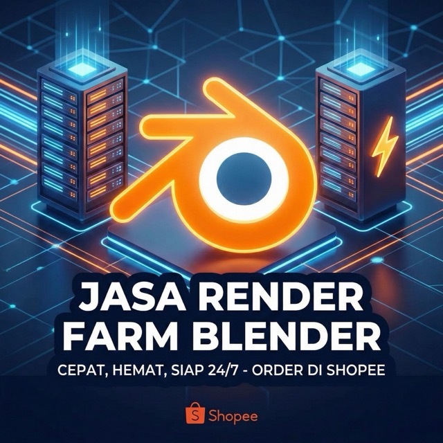Jasa Render Blender 3D Video Animasi - RTX 4060 - Render Farm