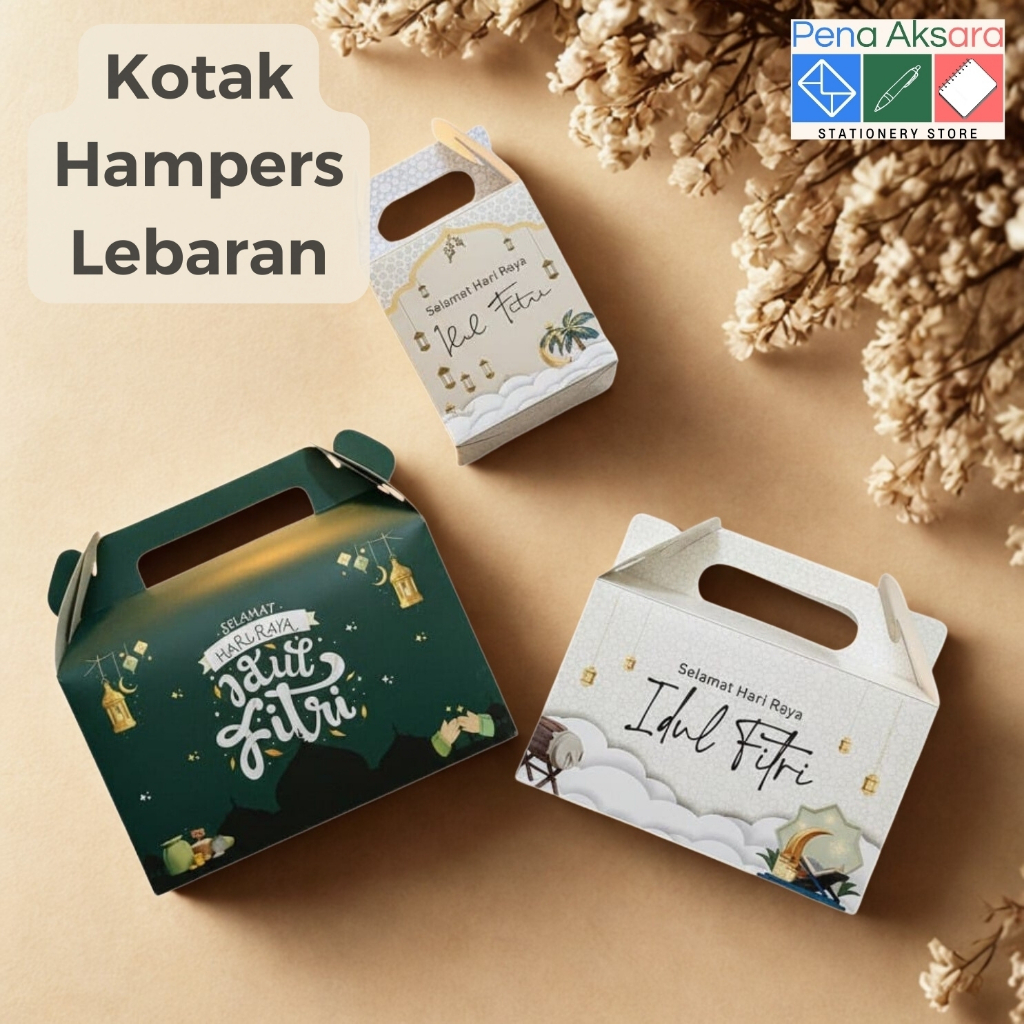 Gable Box Hampers Lebaran Idul Fitri | Dus Kotak Parcel Lebaran Besar