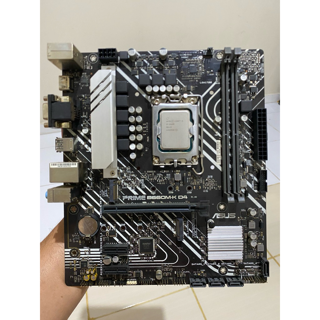 Core I5 12400 + Asus B660M-K D4