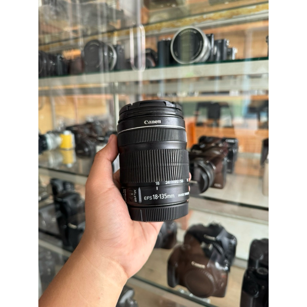 [LENSA PRIME] LENSA CANON 18-135MM IS STM MULUS SECOND BERGARANSI