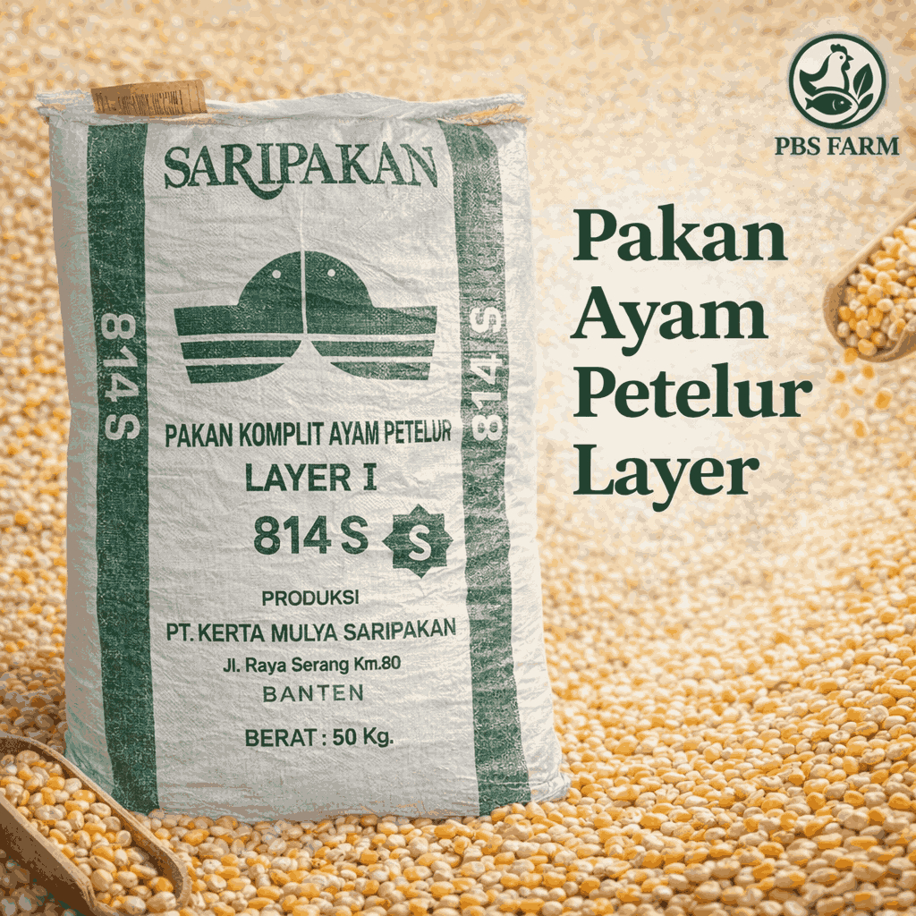 Pakan Ayam Petelur Layer Saripakan 814S