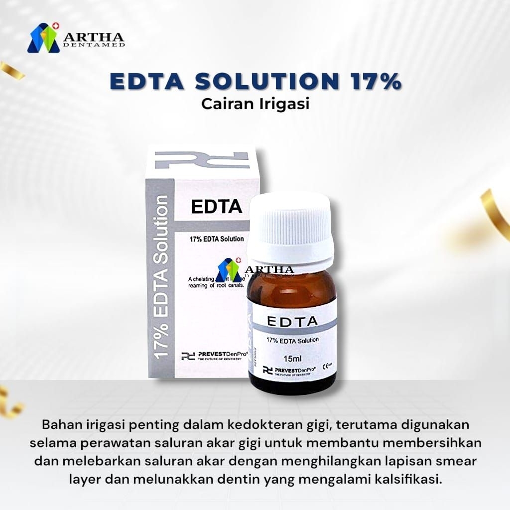 PREVEST EDTA SOLUTION 17% / EDTA CAIR / LARUTAN EDTA / CAIRAN IRIGASI AKAR