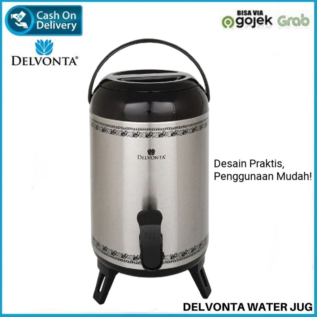 Delvonta Water Jug Stainless Steel Jumbo