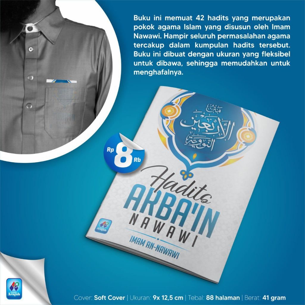 Buku Matan Hadis Arbain Nawawi - Pustaka Arafah
