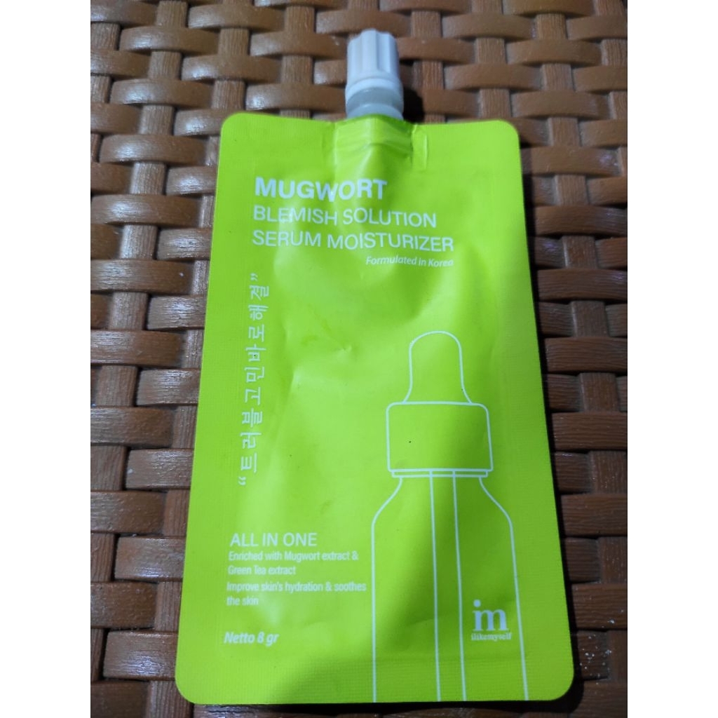 I Like Myself Serum Moisturizer(hijau MUGWORT) 8gr