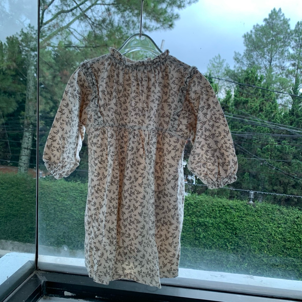 PRELOVED - Beams Mini Flowers Dress (B-107)